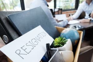 Should I Quit My Job Business Change of job, unemployment, resign concept.